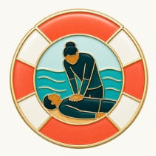 CPR & Rescue Ready achievement medallion